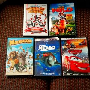 5 Children's DVDs